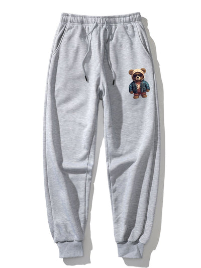 Balder® | Bear In Leather Jacket Print Jogger Pants