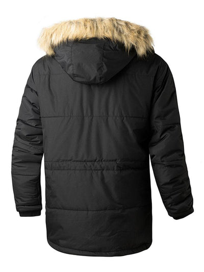 Kai | Faux Fur Collar Detachable Hooded Coat