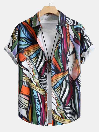 Camilo® | Abstract Print Shirt
