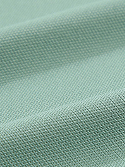 Doroteo® | Solid Mesh Polo Shirt