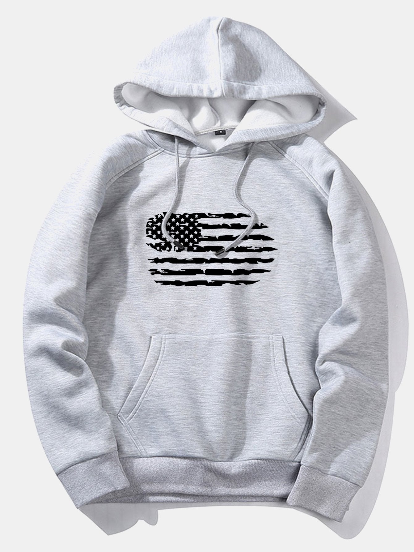 Patricio | American Flag Print Hoodie