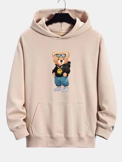 Anthony | Hip Hop Bear Print Relax Fit Hoodie