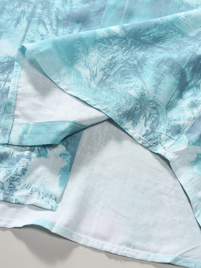 Amand® | Ink Botanical Print Button Up Shirt