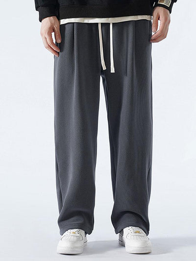 Admon® | 3 Pieces Polar Fleece Loose Fit Straight Leg Pants