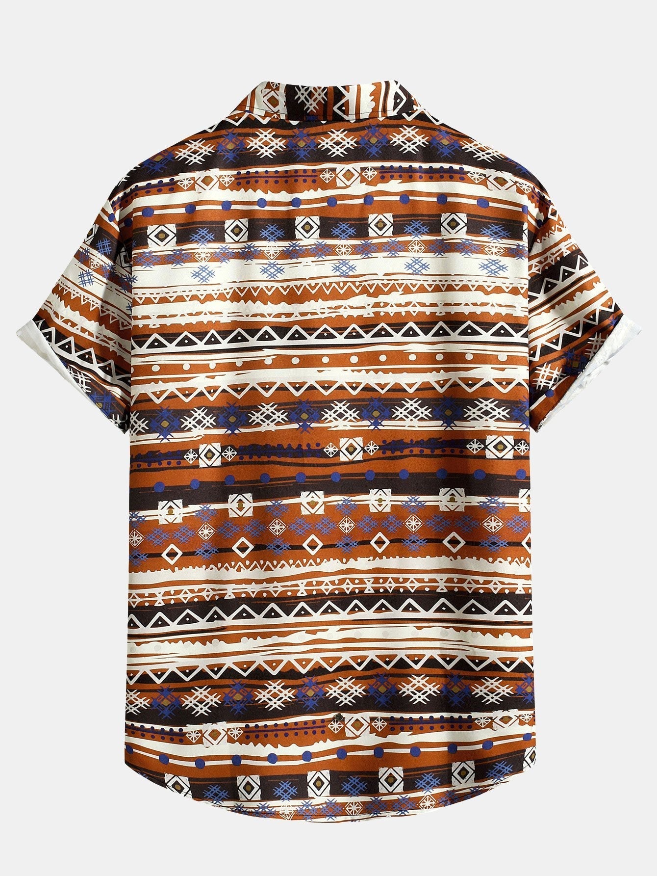 Amir® | Tribal Ethnic Print Button Up Shirt