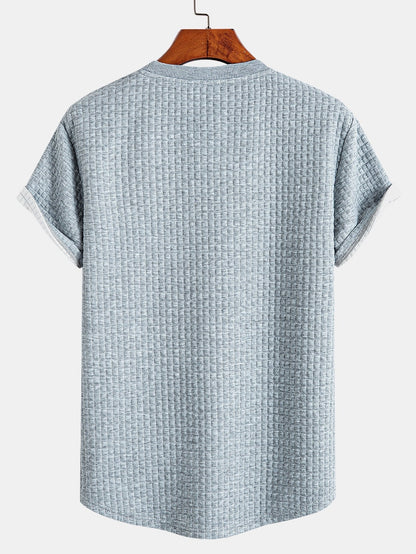 Bartolomé® | Short Sleeve Waffle Arc Hem T-Shirt