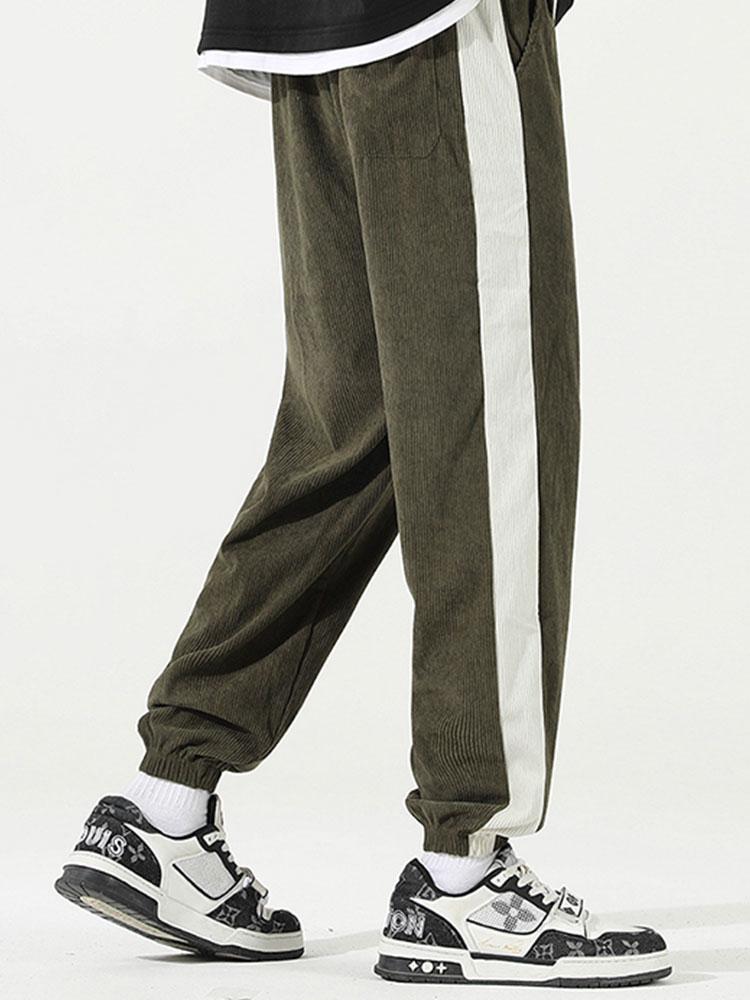 Aurick® | Side Stripe Corduroy Jogging Pants