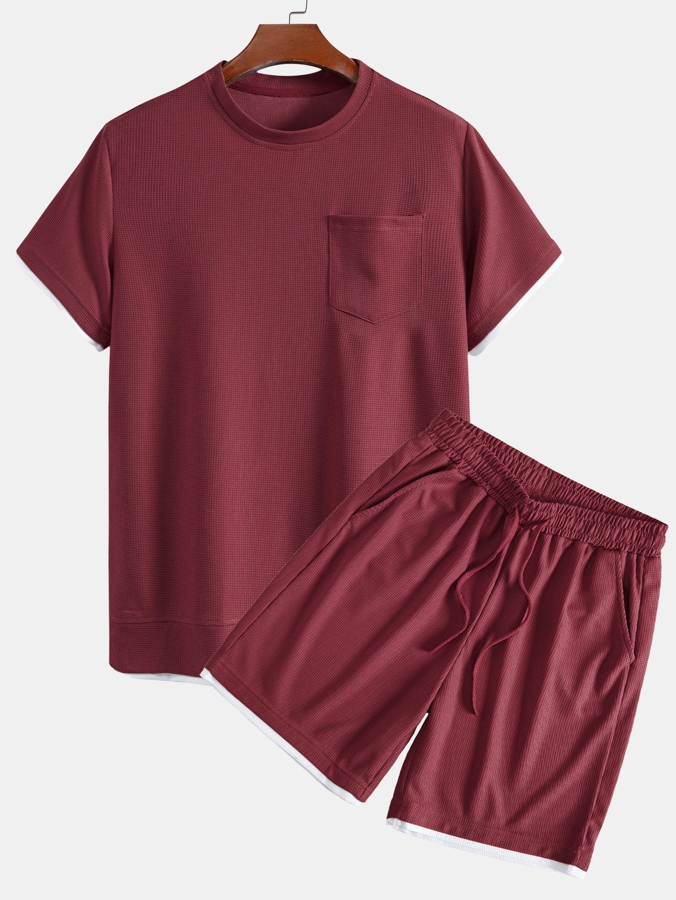 Adalgiso® | 2 In 1 Waffle T-Shirt & Shorts