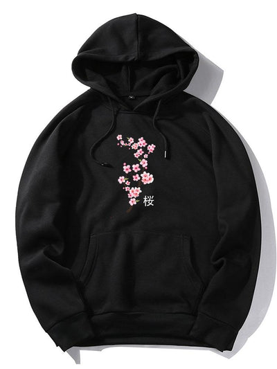 Nico | Cherry Blossoms Print Hoodie