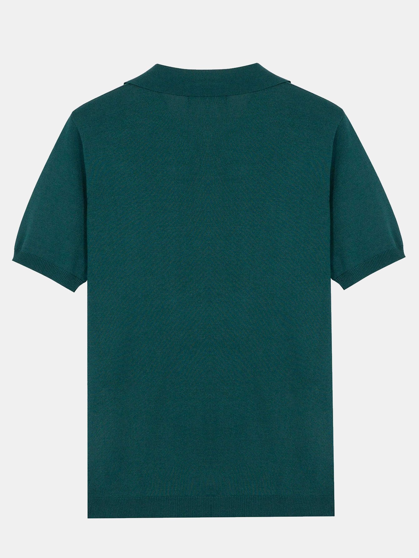 Jasper | Striped Short Sleeve Button Up Sweater Polo