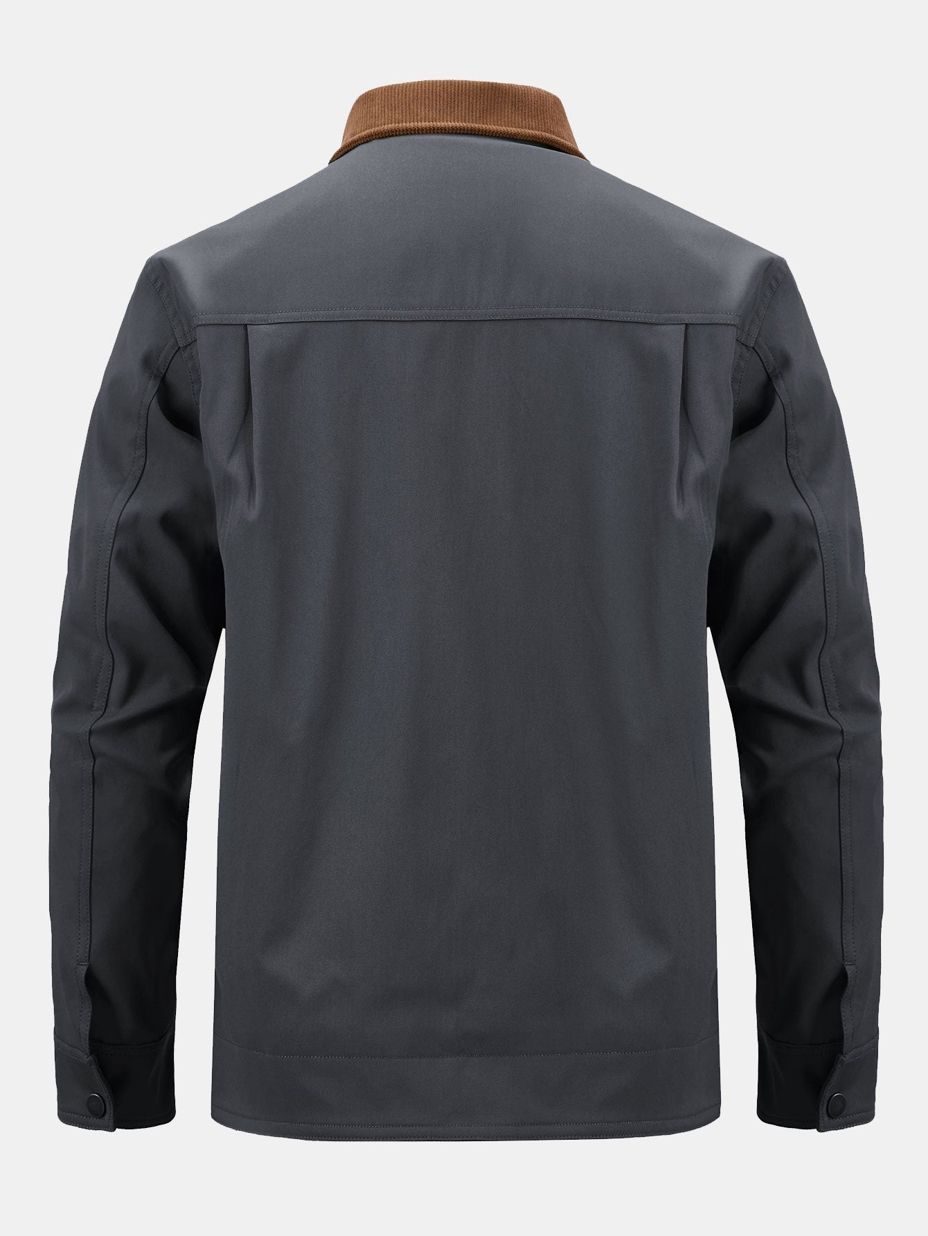 Kian | Corduroy Collar Zip Up Jacket