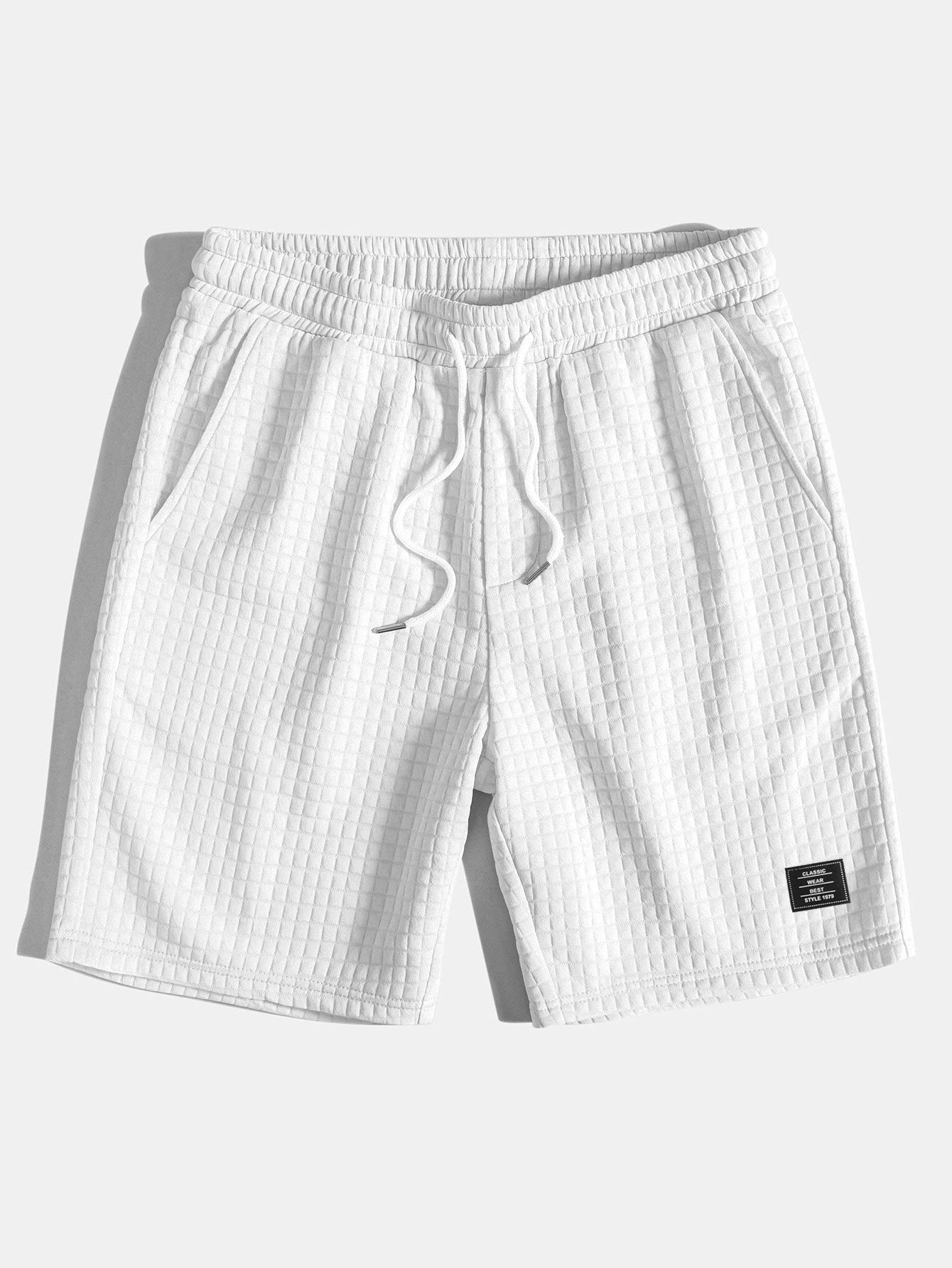 Adon® | 3 Pieces Waffle Drawstring Shorts