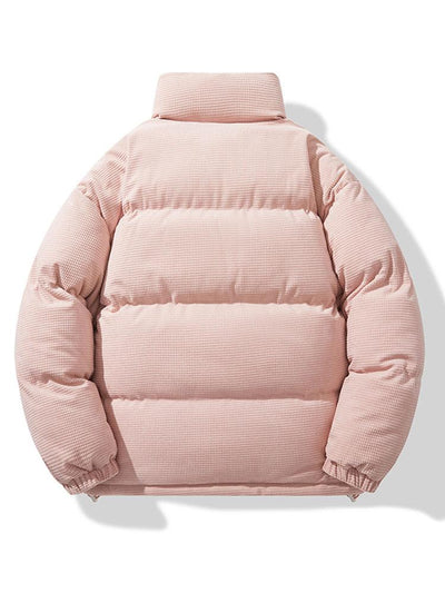 Enrique | Corduroy Zip Up Puffer Coat