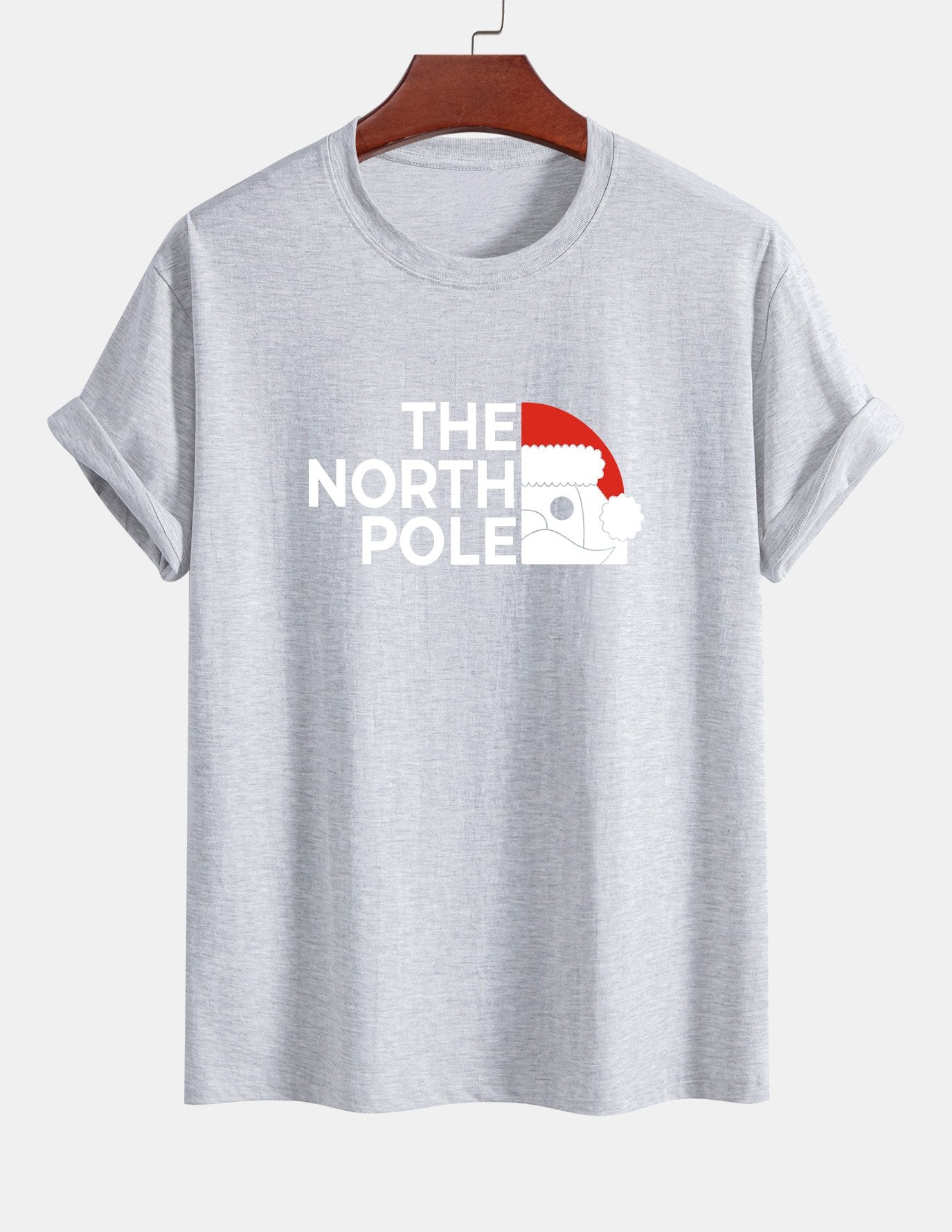 Alberto® | Santa Claus Slogan Print Cotton T-Shirt