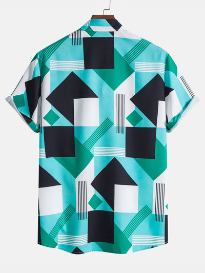 Karl® | Color Block Stripe Print Shirt