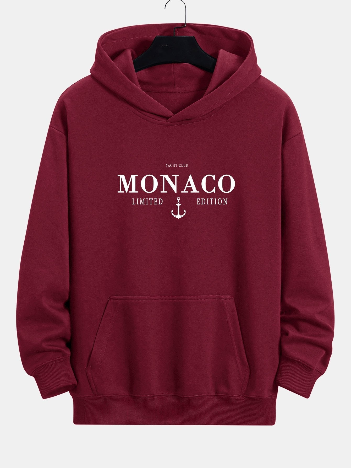 Keith | Monaco Slogan Print Relax Fit Hoodie