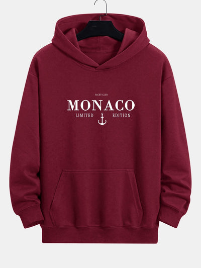 Keith | Monaco Slogan Print Relax Fit Hoodie
