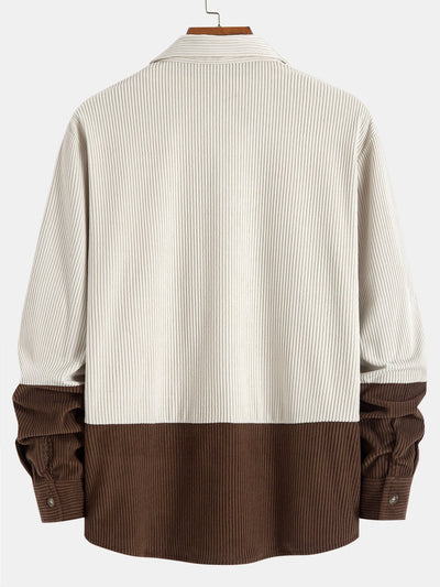 Antonius® | Two Tone Corduroy Shirt