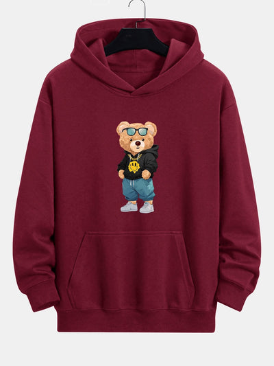 Anthony | Hip Hop Bear Print Relax Fit Hoodie