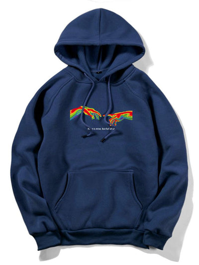 Augustus | Infrared Hand Print Hoodie