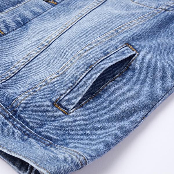 Men's Retro Lapel DeniVest