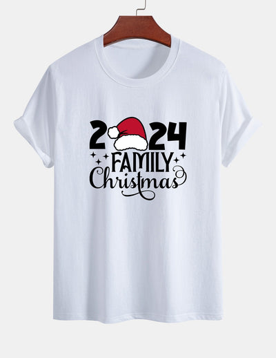 Adolfo® | Family Christmas 2024 Print Cotton T-Shirt