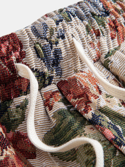 Filiberto® | Floral Jacquard Shorts