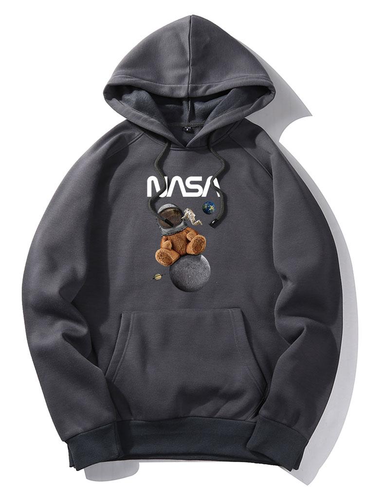 Joseph | NASA Space Bear Print Hoodie