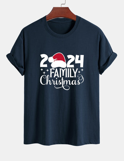 Adolfo® | Family Christmas 2024 Print Cotton T-Shirt