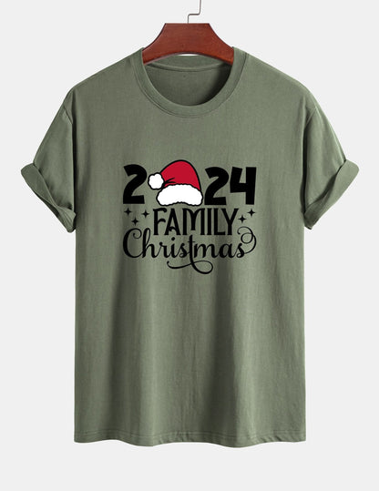 Adolfo® | Family Christmas 2024 Print Cotton T-Shirt