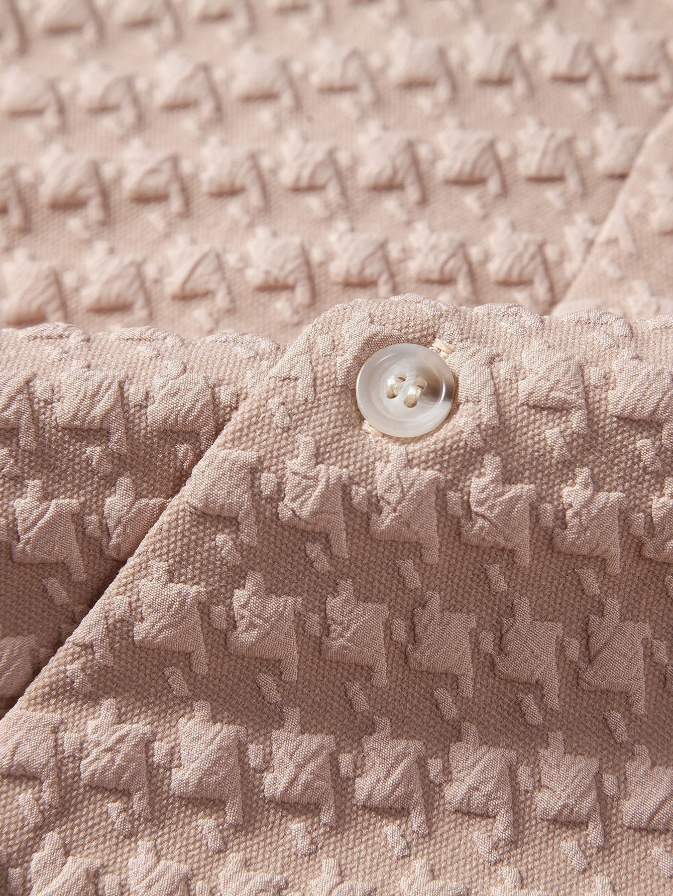 Artzi® | Houndstooth Jacquard Cuban Shirt