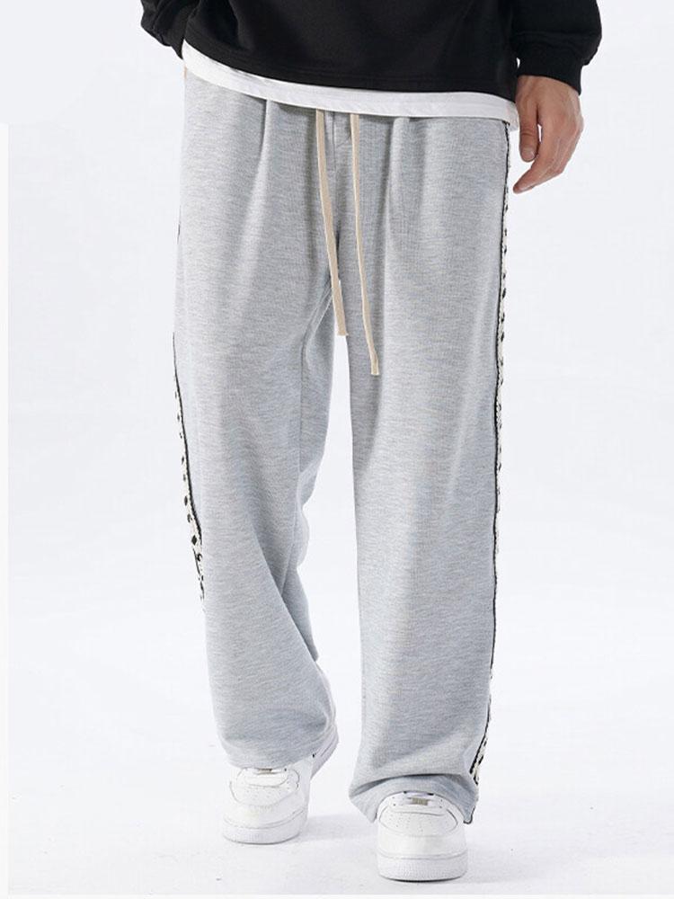Bardo® | Side Webbing Panel Relax Fit Straight Leg Trousers