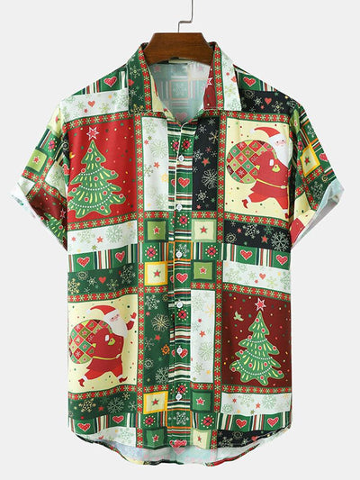 Argan® | Short Sleeve Christmas Shirt