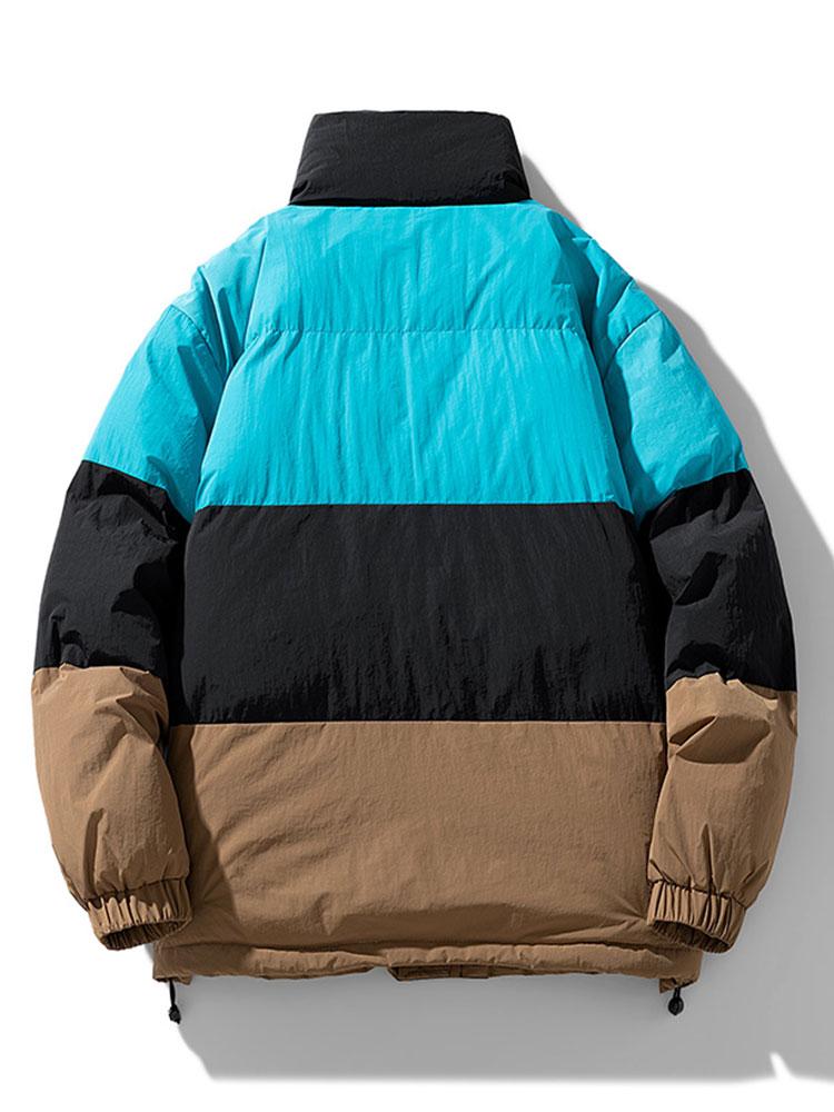 Quinn | Color Block Puffer Jacket
