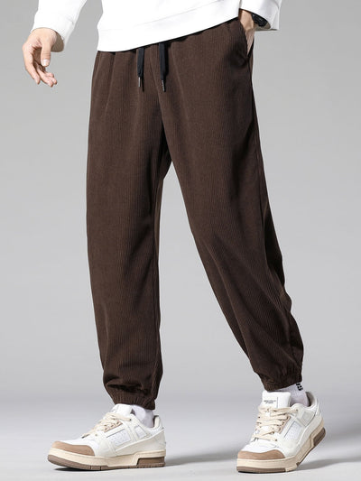 Emeterio® | Corduroy Drawstring Jogging Pants