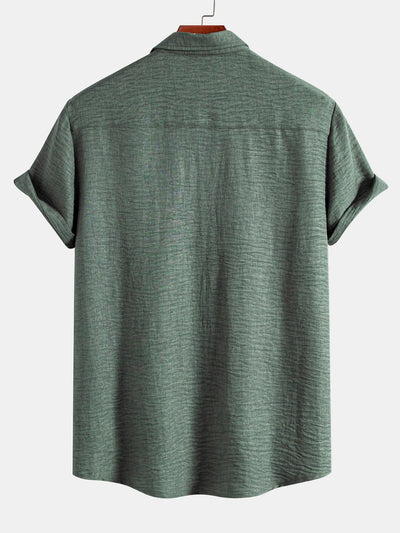 Andrei® | Textured Button Up Shirt