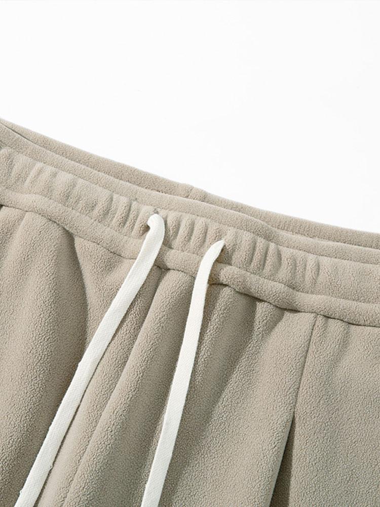 Admon® | 3 Pieces Polar Fleece Loose Fit Straight Leg Pants