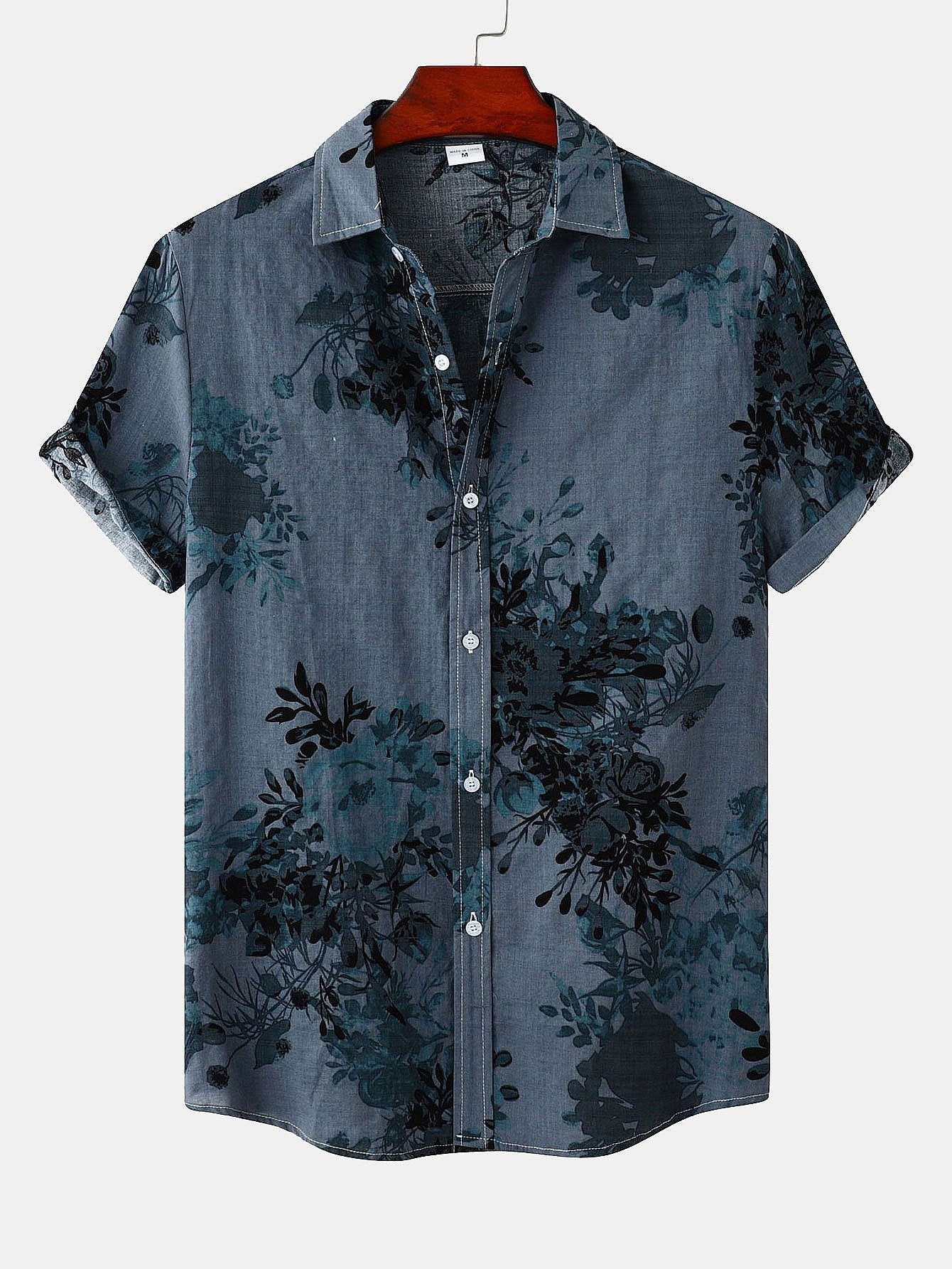 Arleigh® | Ink Floral Print Shirt