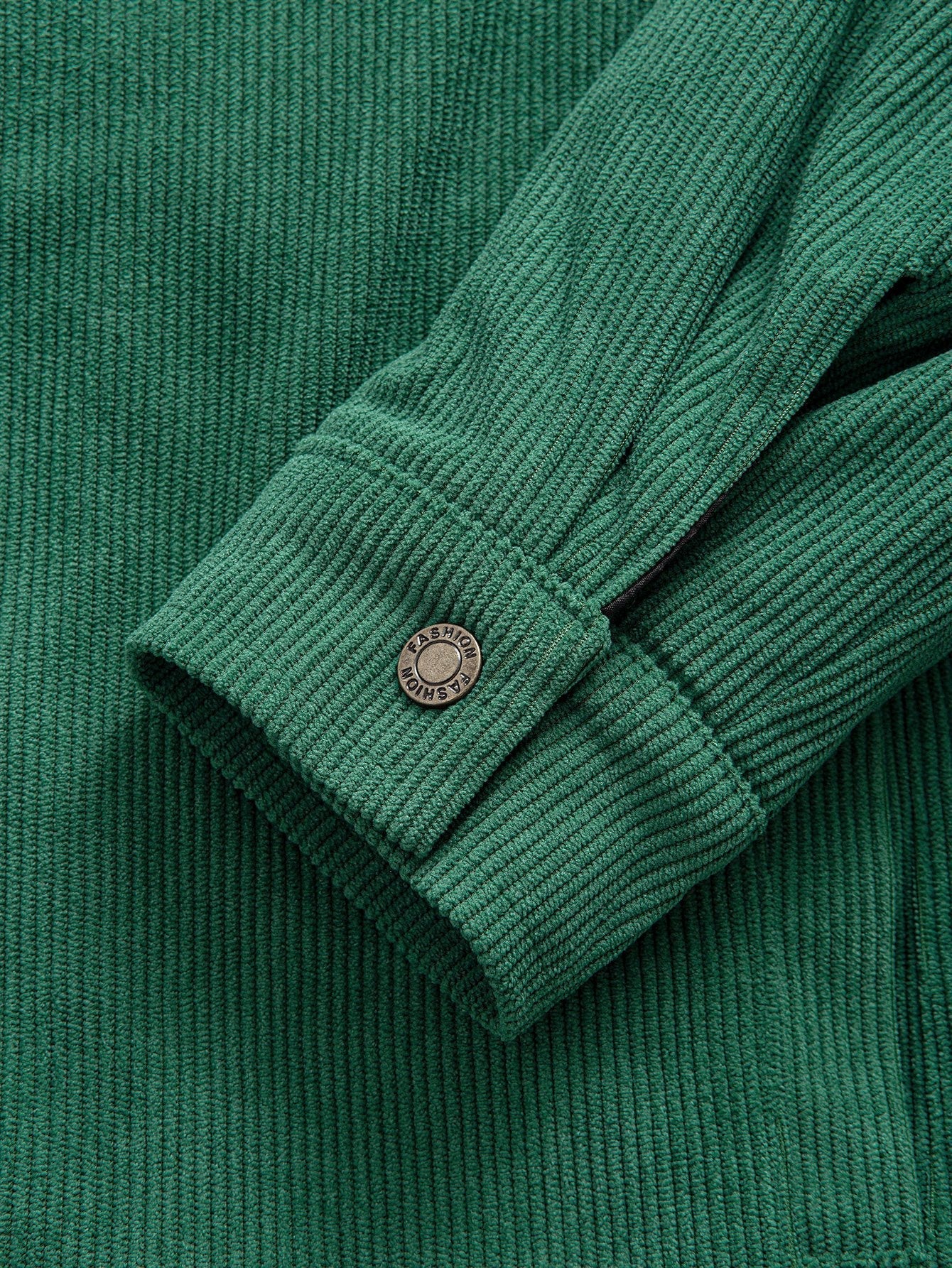 Gabriel | Quilted Lined Corduroy Hooded Coat