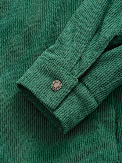 Gabriel | Quilted Lined Corduroy Hooded Coat