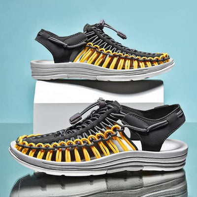 MEN'S HANDWOVEN BEACH SANDALS