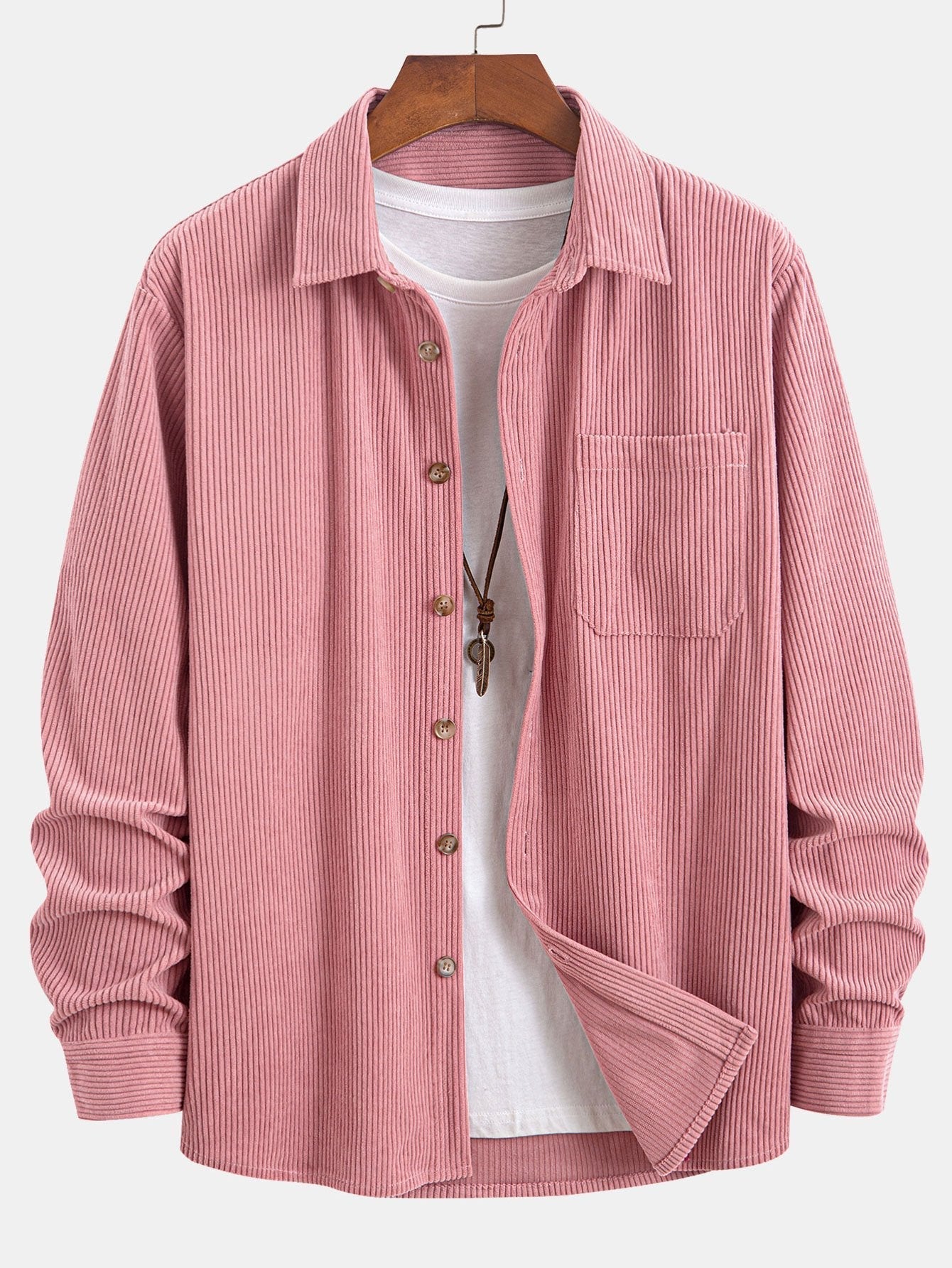 Agustín® | Corduroy Button Up Shirt