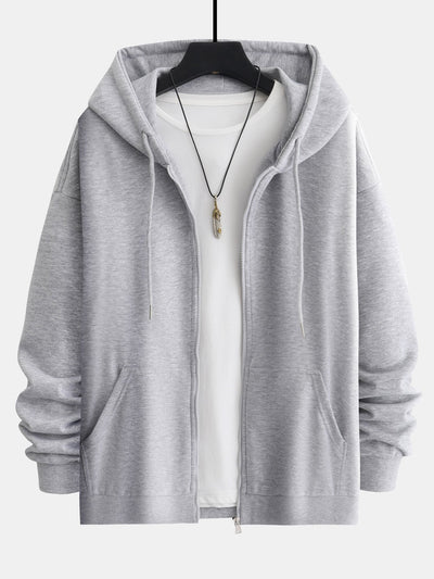 Romeo | Basic Relax Fit Zip Hoodie