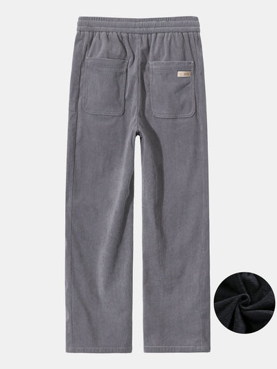 Galo® | Polar Fleece Lined Straight Leg Corduroy Pants