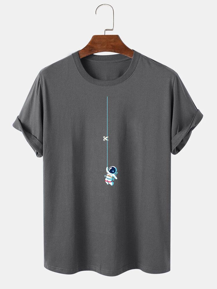 Allyn® | Astronaut On A String Print T-Shirt