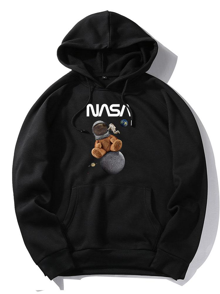 Joseph | NASA Space Bear Print Hoodie