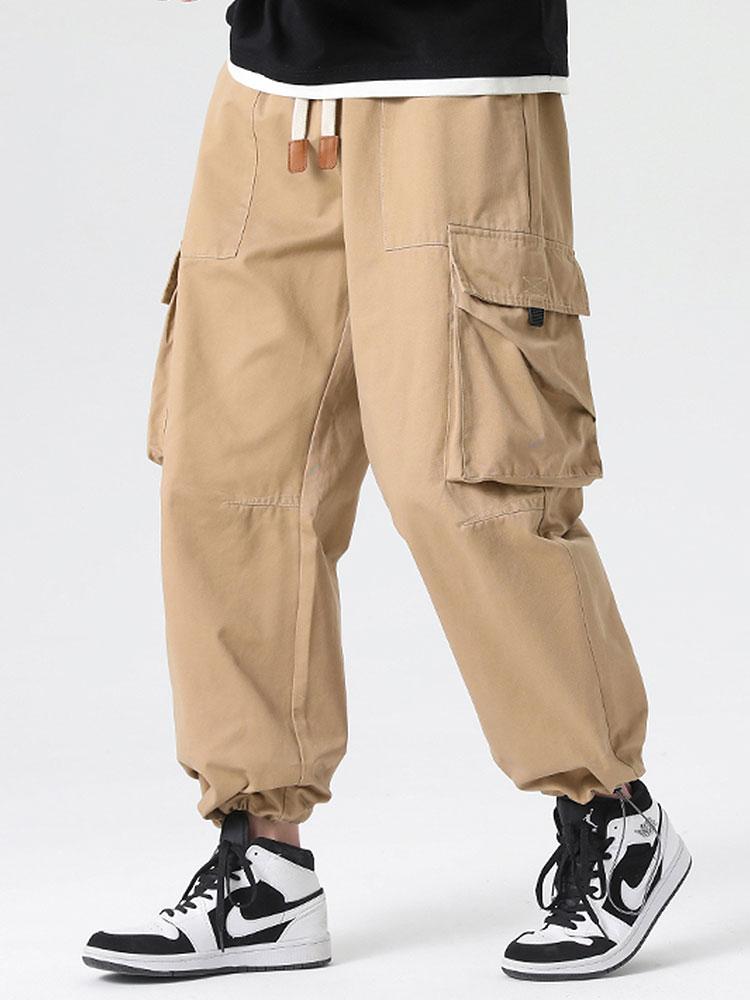 Bandon® | Elastic Drawstring Cuff Parachute Cargo Pants