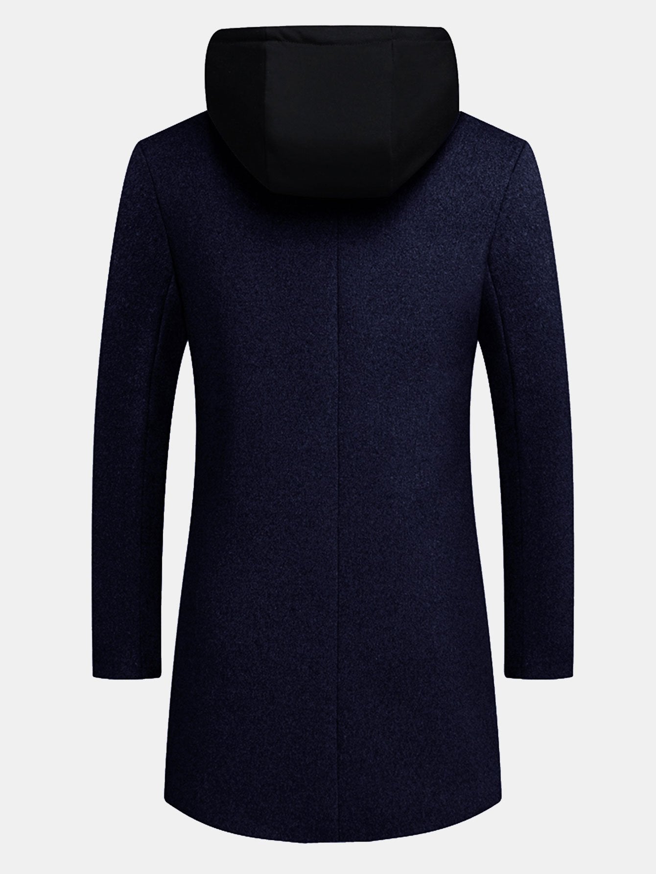 Sterling | Detachable Hooded Woolen Overcoat
