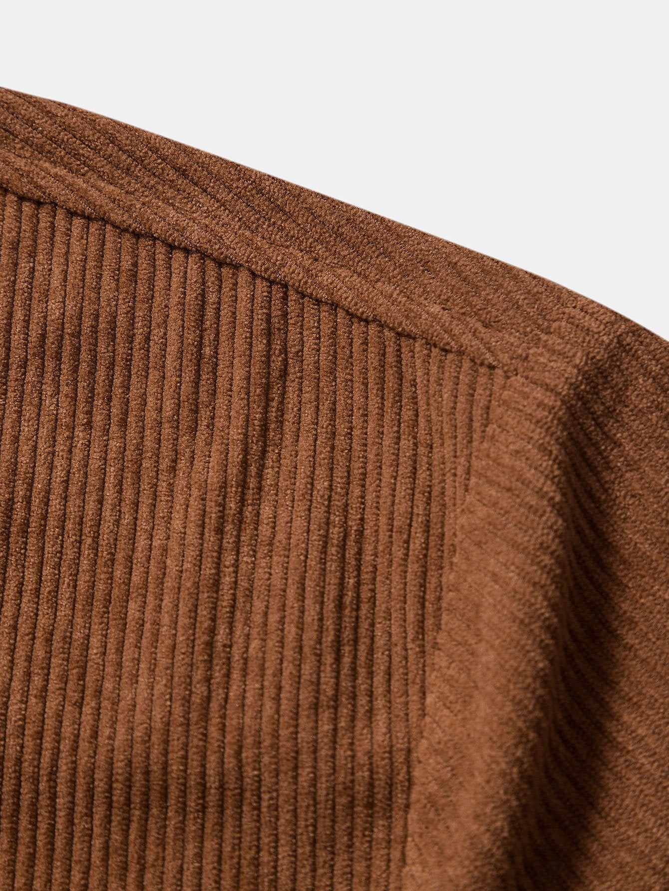 Angelo® | Short Sleeve Patch Pockets Corduroy Shirt