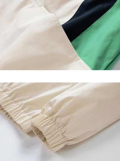 Hugo | Relax Fit Color Block Hooded Windbreaker